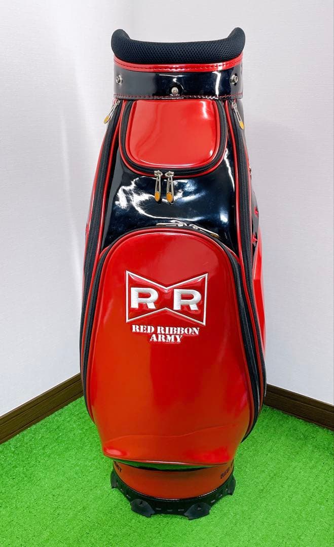 ドラゴンボール レッドリボン軍 キャディーバック 赤 3点式 9.5型 46in