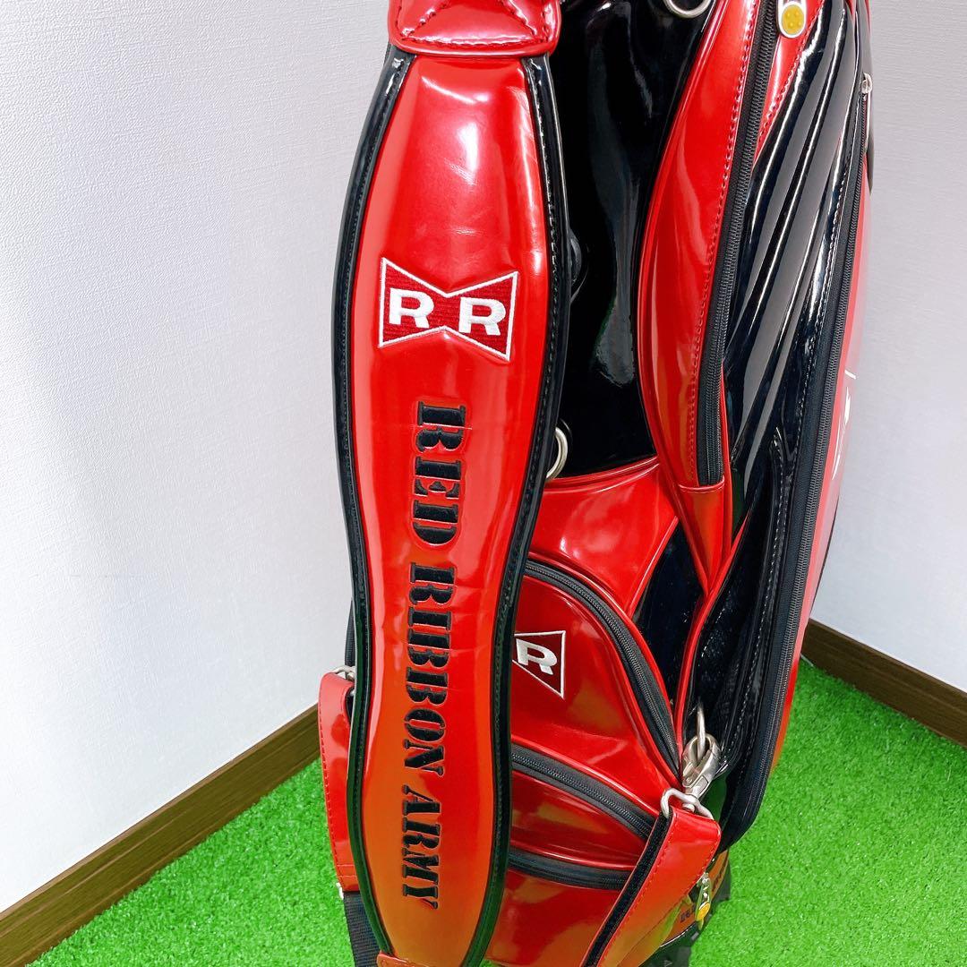 ドラゴンボール レッドリボン軍 キャディーバック 赤 3点式 9.5型 46in