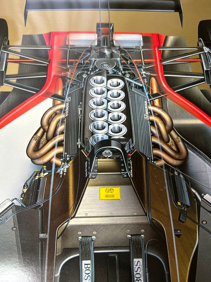 【限定値下】タミヤＦ１ マクラーレン ＭP４/ 大判 ポスター アイルトン セナ