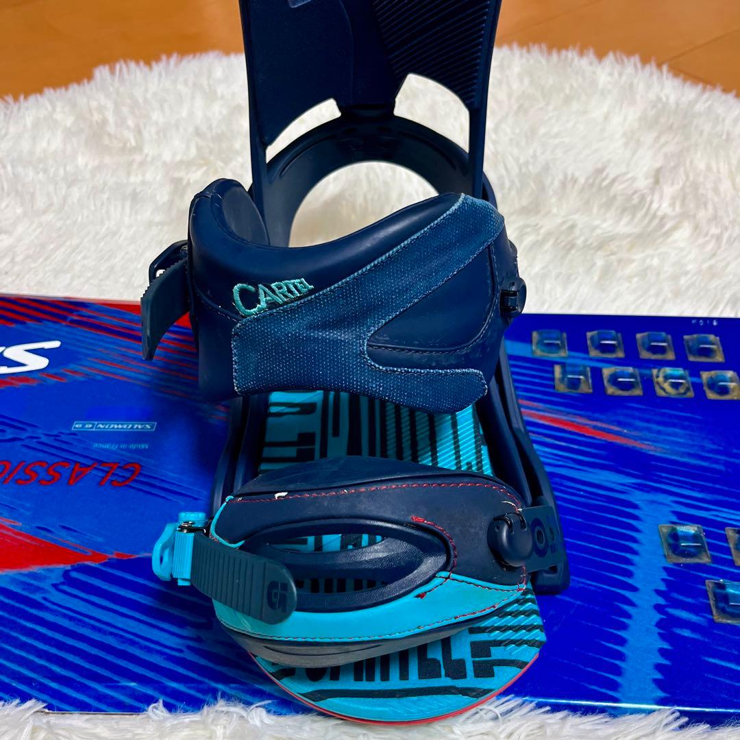 良品】SALOMON 163 ＋ BURTON CARTEL セット スノボ - メルカリ