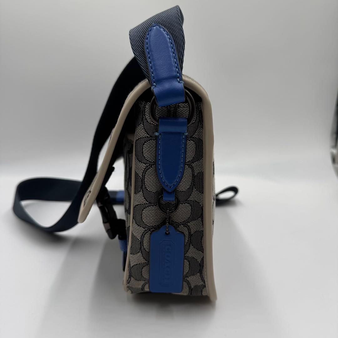 未使用級✨ コーチ リーグ メッセンジャーバッグ シグネチャー