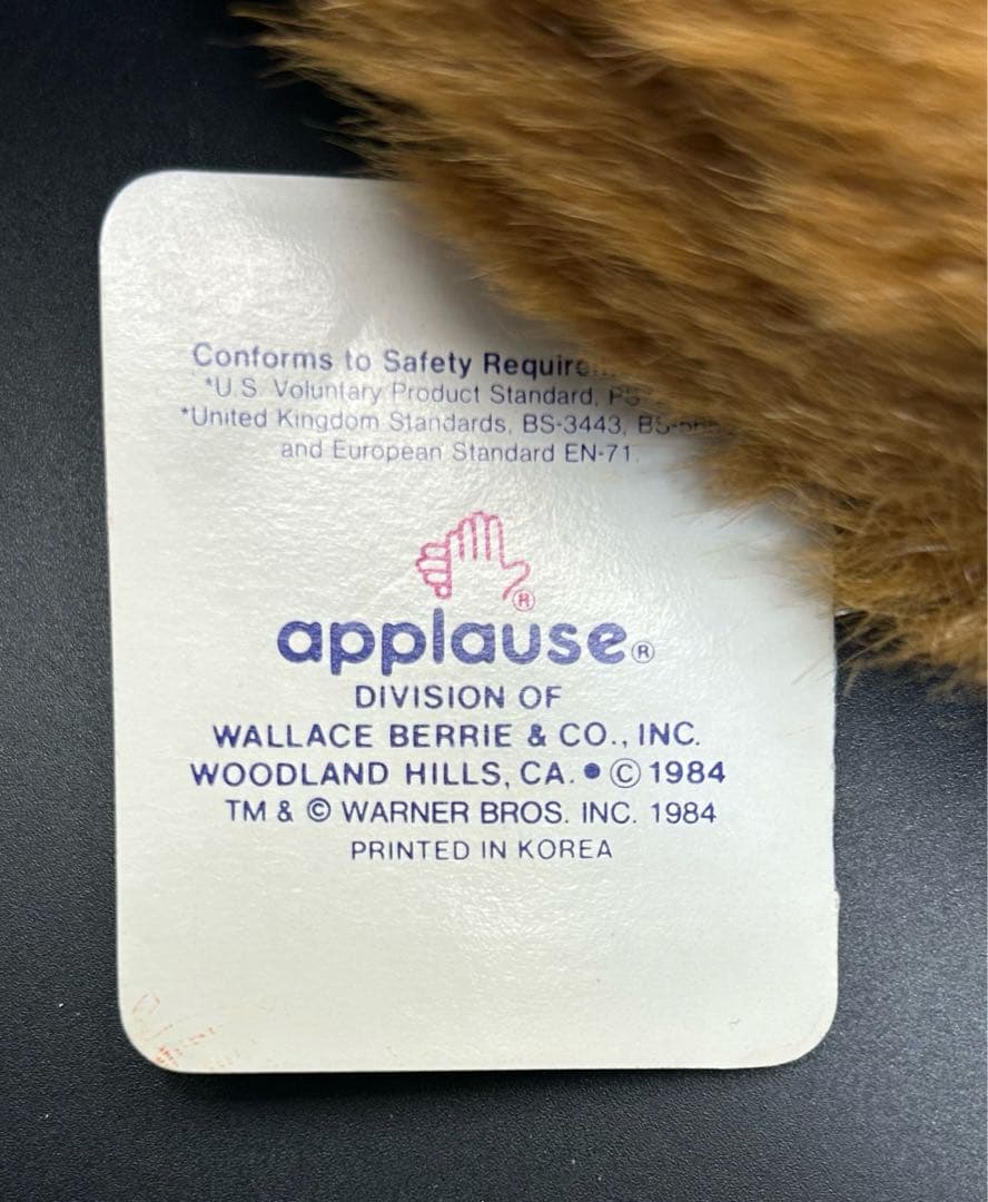 グレムリン ギズモ ぬいぐるみ アプローズ 1984 タグ付完品 美品