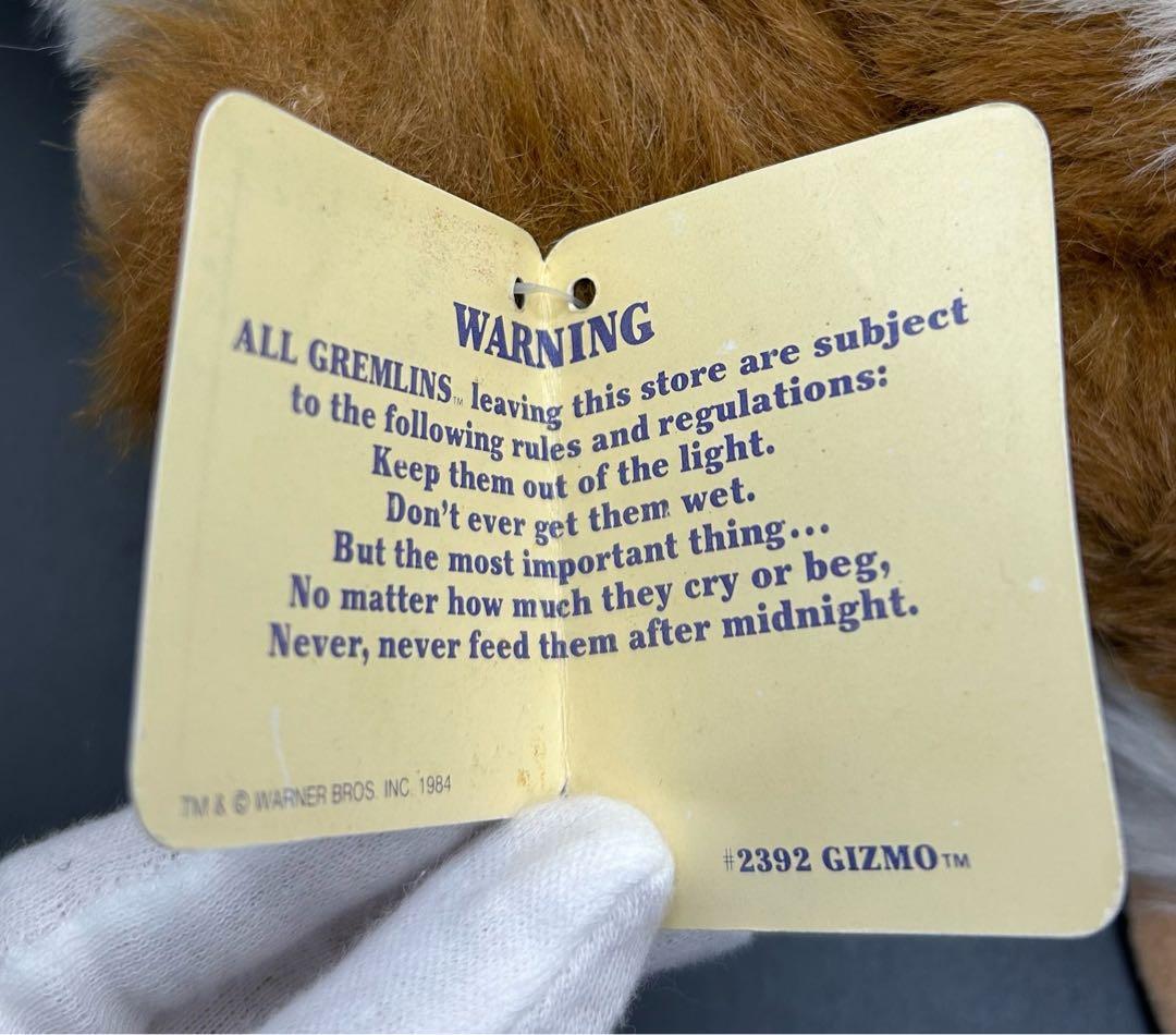 グレムリン ギズモ ぬいぐるみ アプローズ 1984 タグ付完品 美品