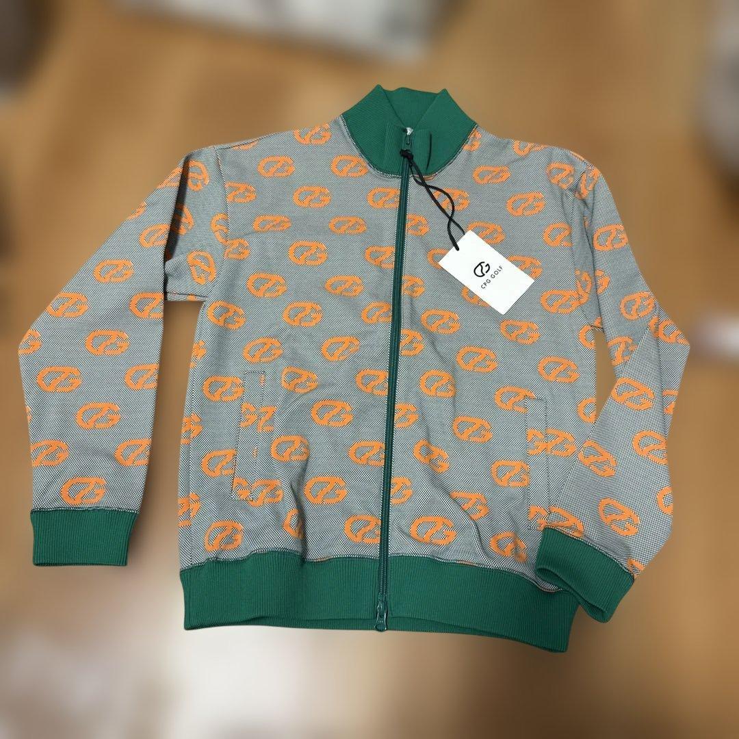 CPG GOLF ゴルフウェア　Wジップアップジャケット　ジャンバー　ジャージ CPG GOLF シーピージーゴルフ メンズ ボンバージャケット 2103-24211