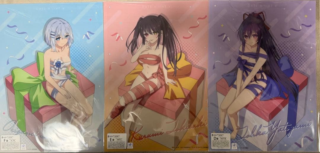 デート・ア・ライブ くじQ クリアポスター 3種 セット - メルカリ