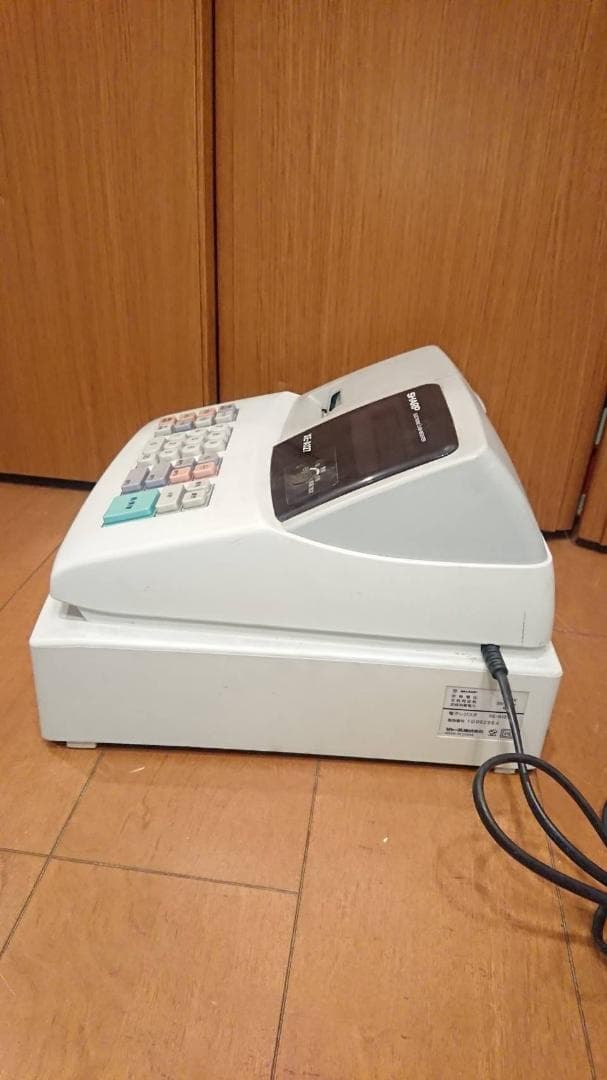 SHARP 電子レジスター XE-A127 店舗用品 レジ ドロワーキー無し - メルカリ