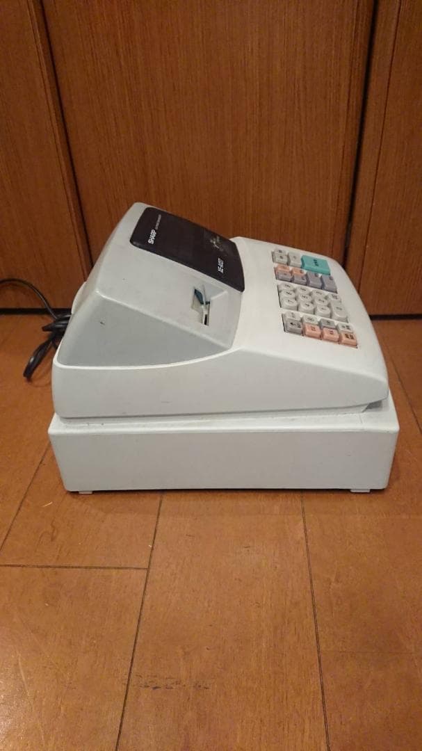 SHARP 電子レジスター XE-A127 店舗用品 レジ ドロワーキー無し - メルカリ
