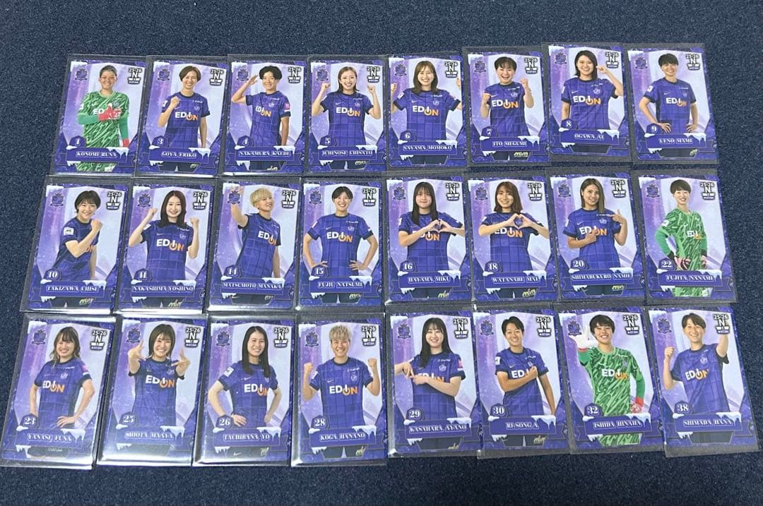 サンフレッチェ広島レジーナ オンサイトカード 全選手コンプリート