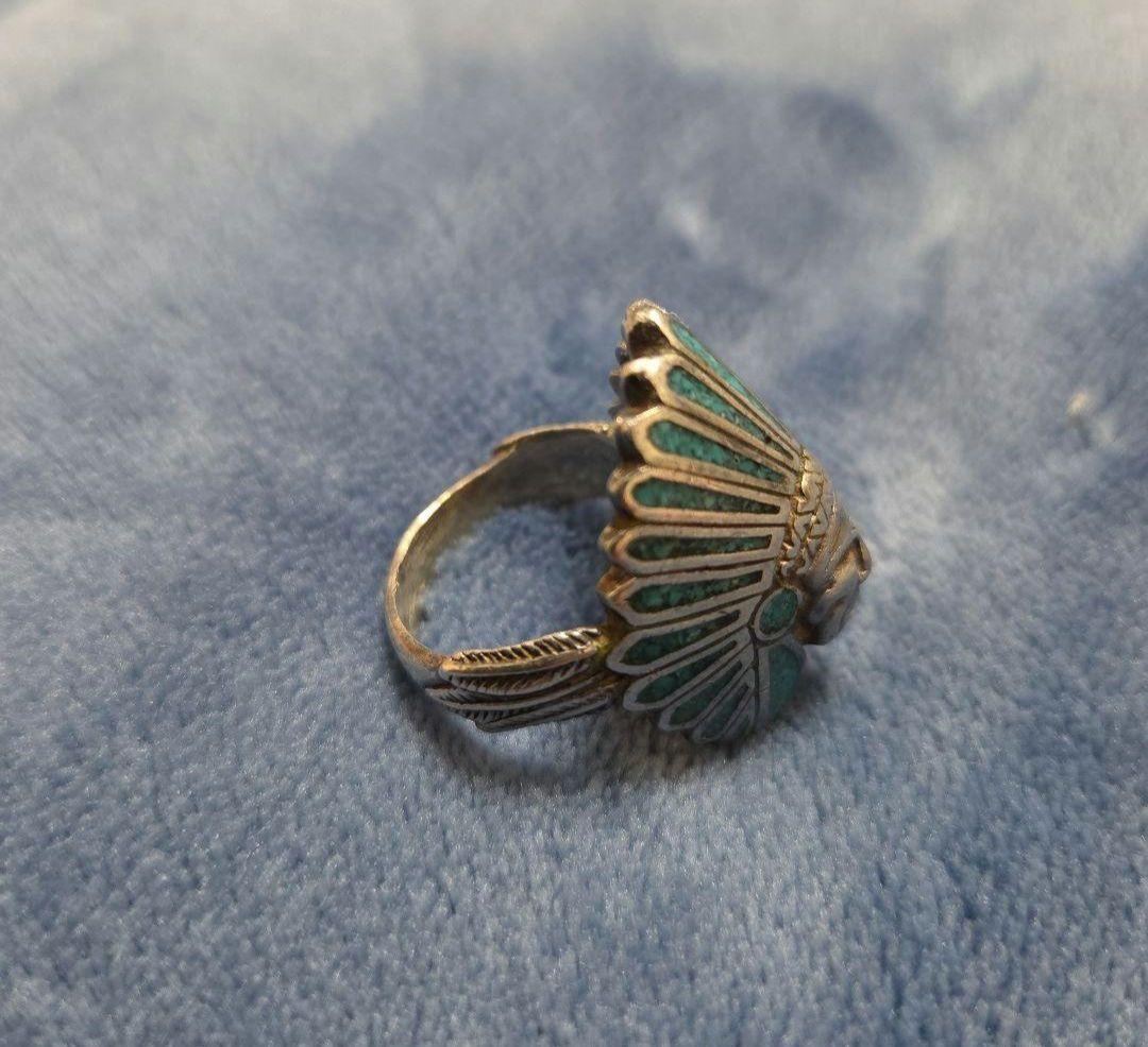 SV 925ネイティブ／インディアン／リング19号 - メルカリ