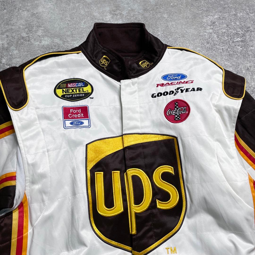 CHASE フォード UPS NASCER ブラウンレーシングジャケット】 - メルカリ