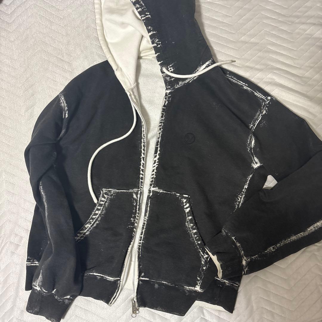 ☆*☆様 JOHNLAWRENCESULLIVANジップパーカー ⛓️John Lawrence Sullivan⛓️】 ◦RIBED MASSIVE ROUNDED SLEEVE