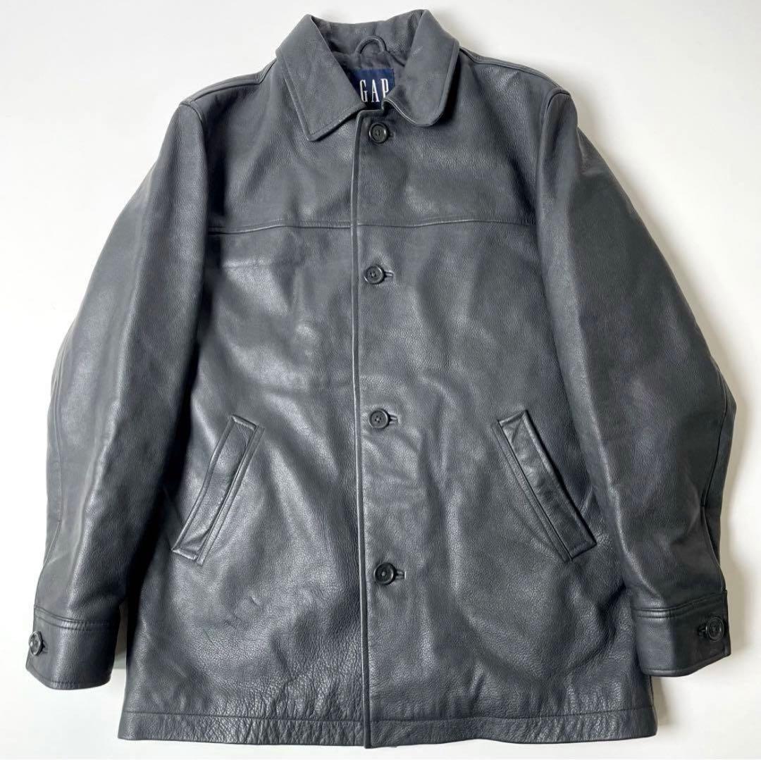 超希少】野村訓一着用 OLD GAP レザーカーコート xs - メルカリ