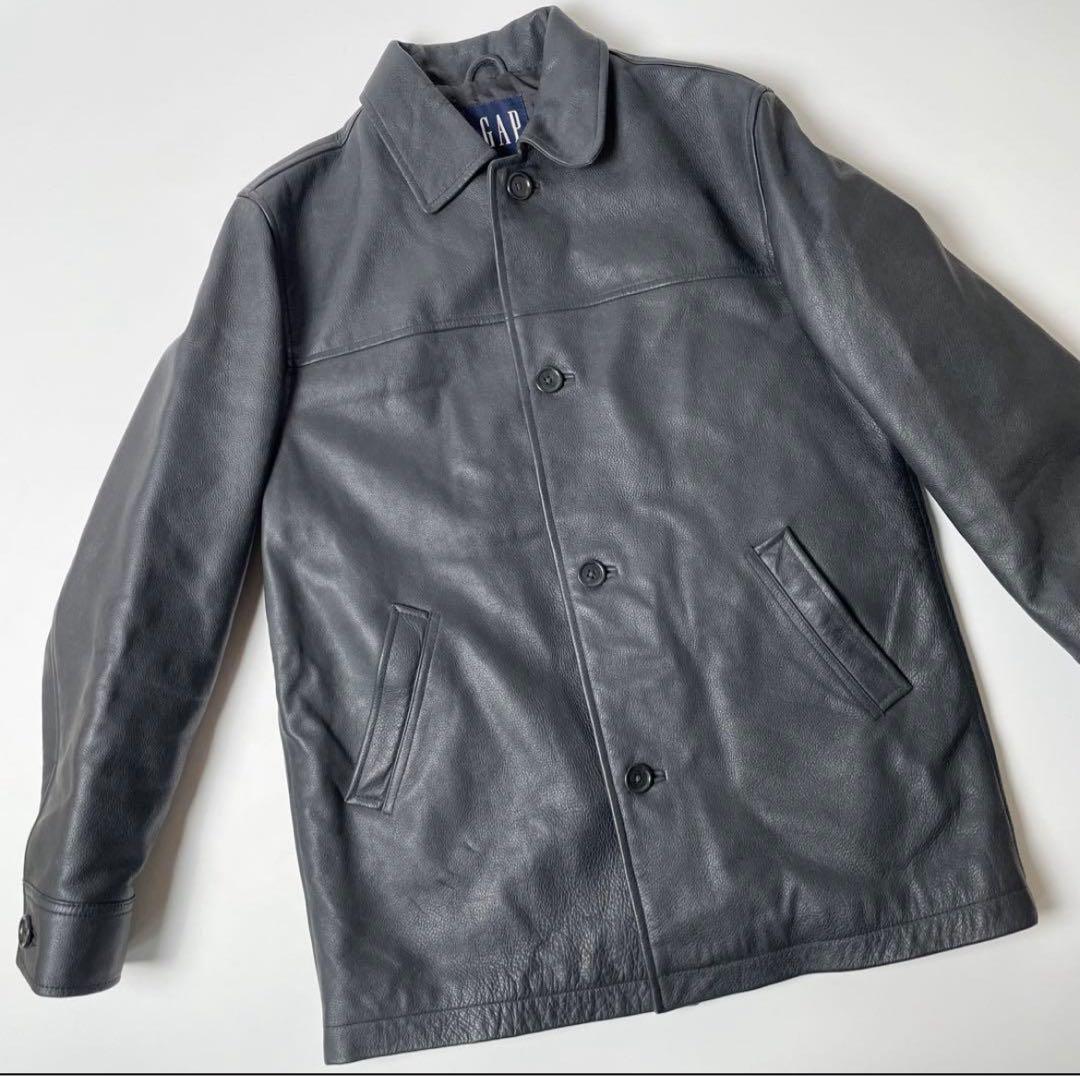 超希少】野村訓一着用 OLD GAP レザーカーコート xs - メルカリ