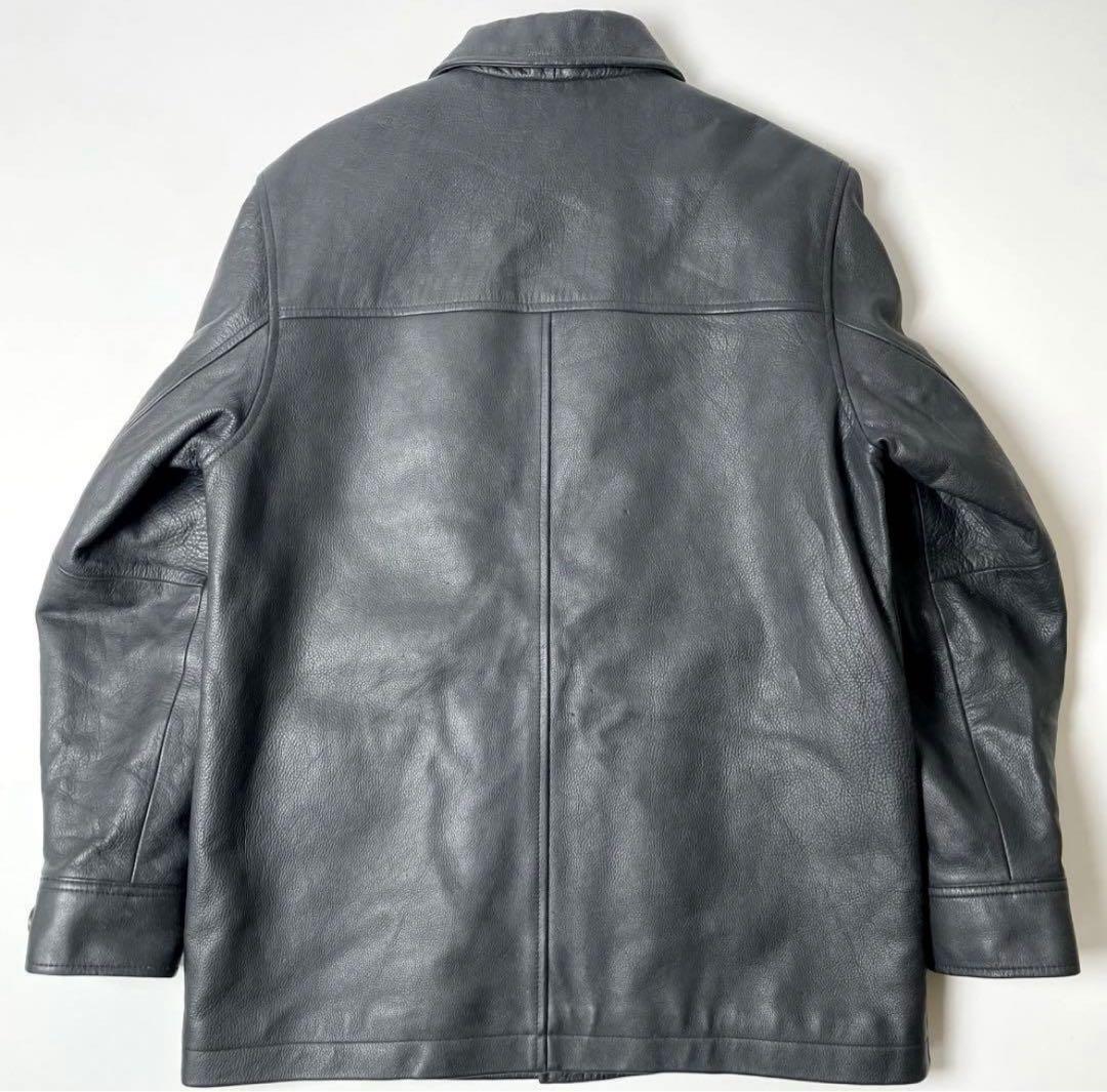 超希少】野村訓一着用 OLD GAP レザーカーコート xs - メルカリ