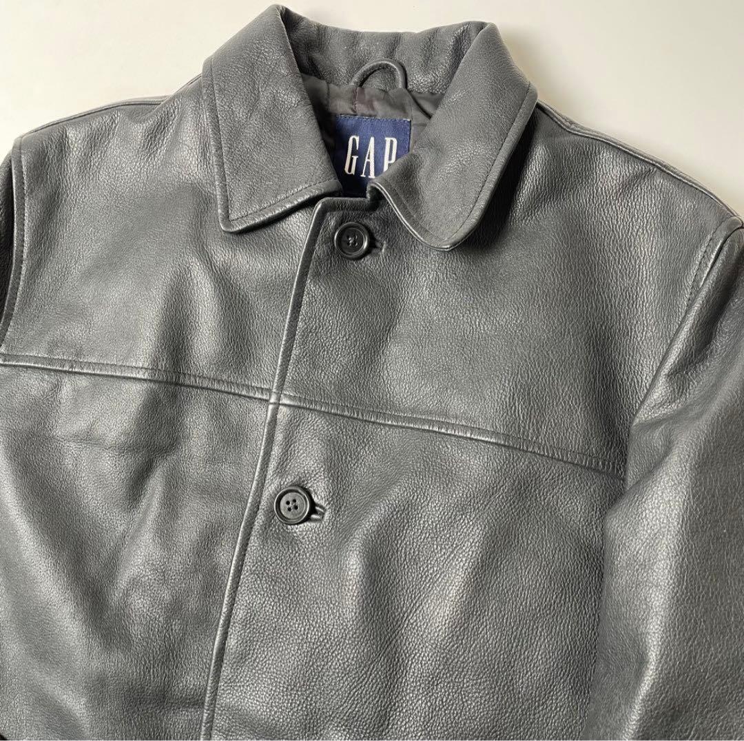 超希少】野村訓一着用 OLD GAP レザーカーコート xs - メルカリ