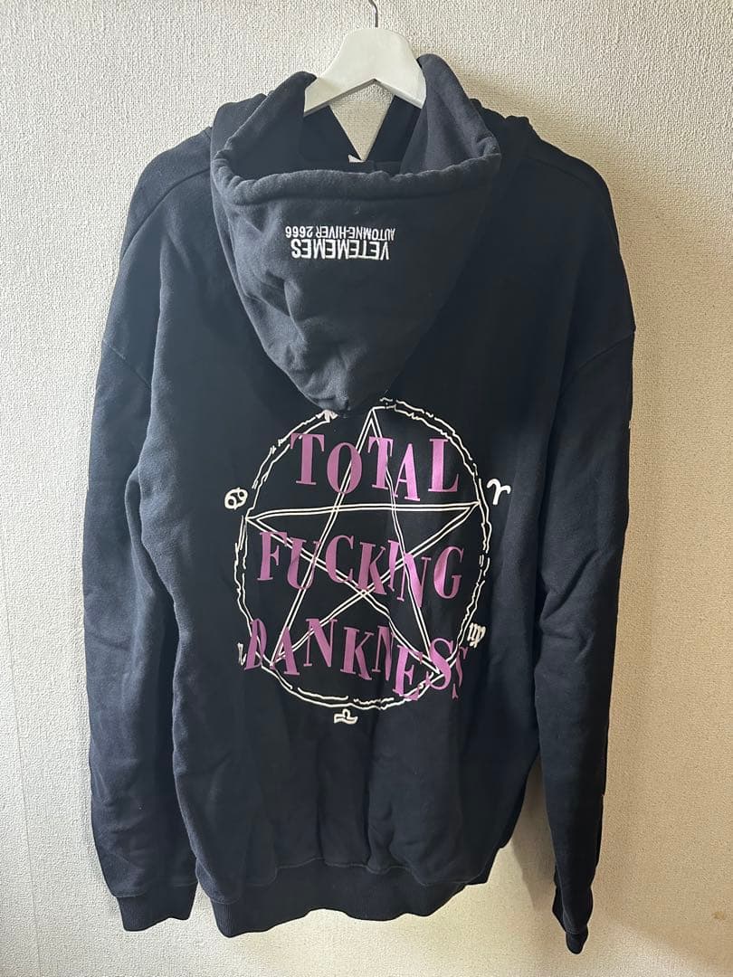 ら　TOTAL FUCKING DARKNESS パーカー Vetements TFD (total Fucking Darkness) Hoodie - Etsy