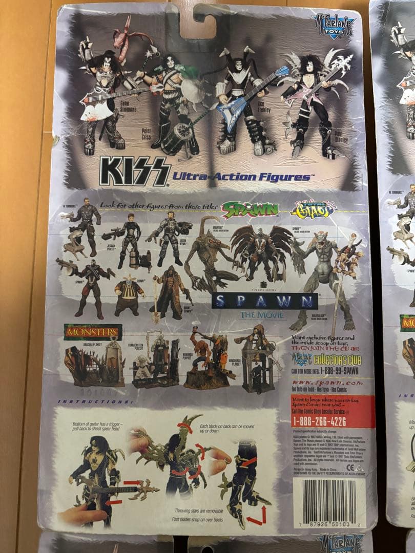 KISS マクファーレントイズ ウルトラアクションフィギュア セット