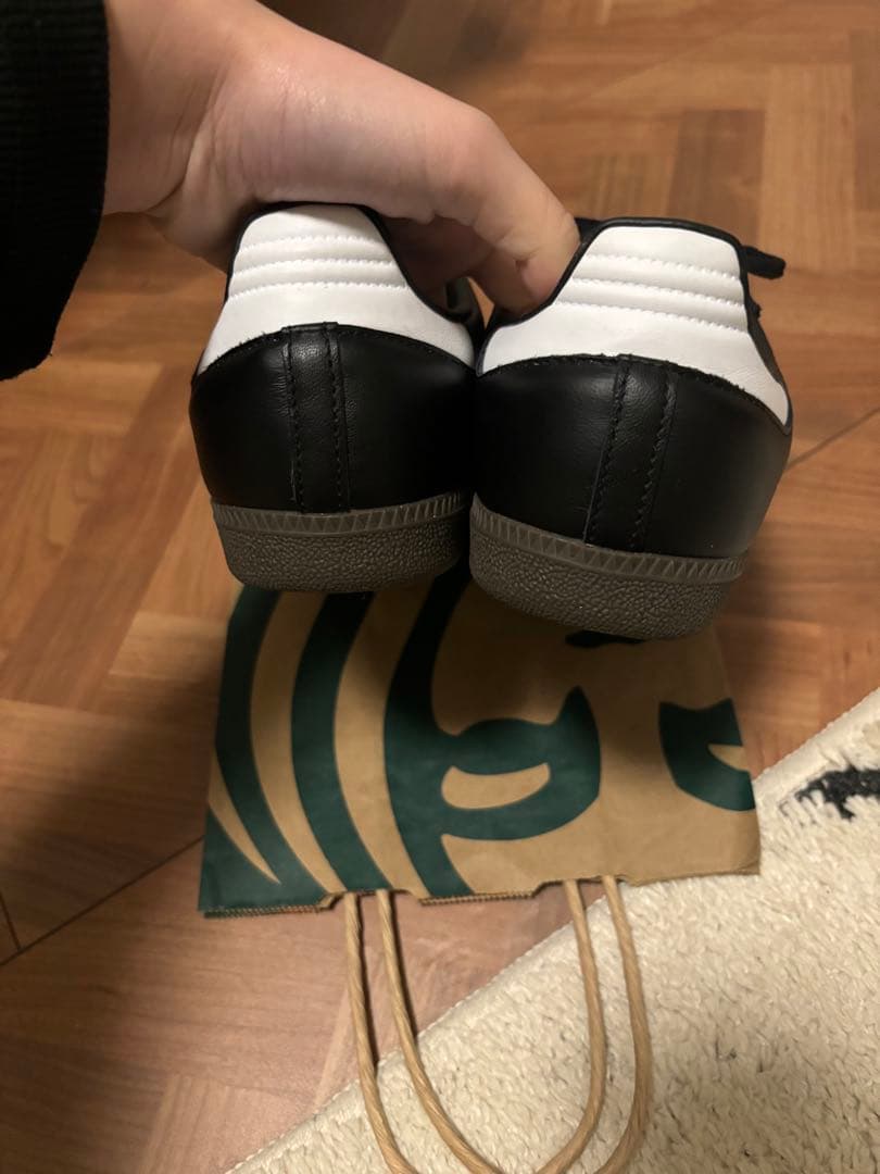 adidas samba ブラック 23.5cm スニーカー