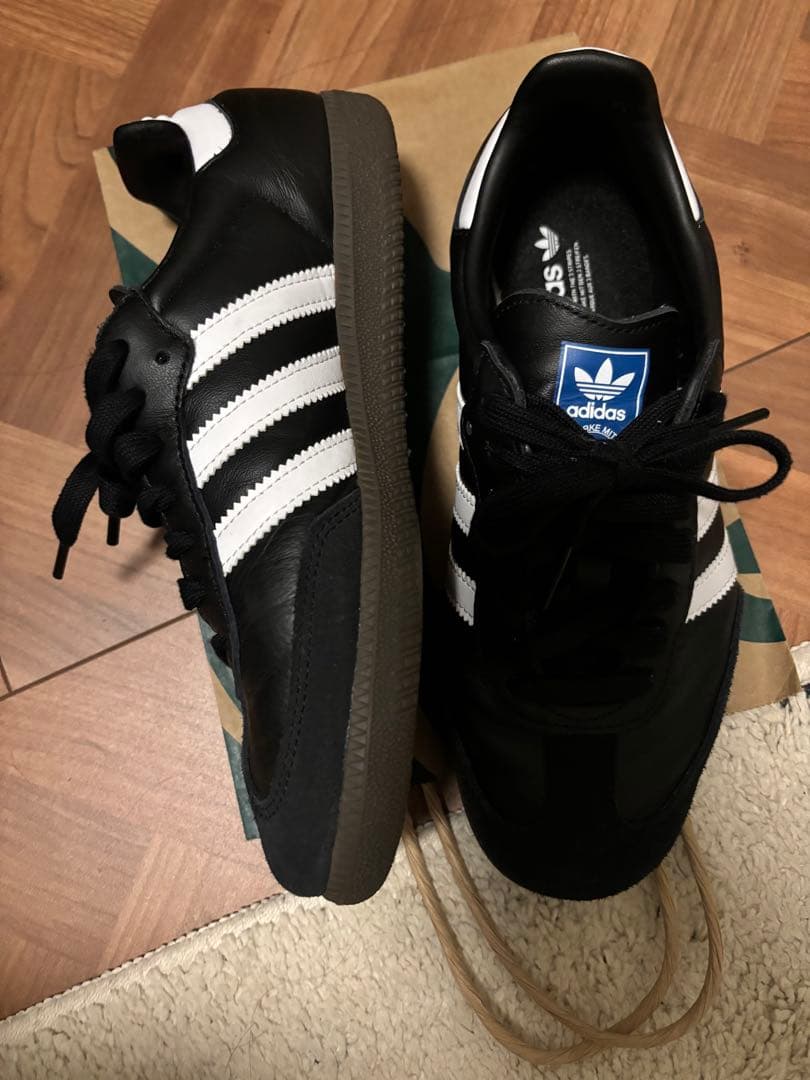 adidas samba ブラック 23.5cm スニーカー