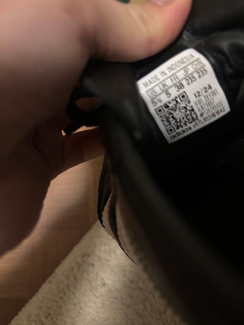 adidas samba ブラック 23.5cm スニーカー