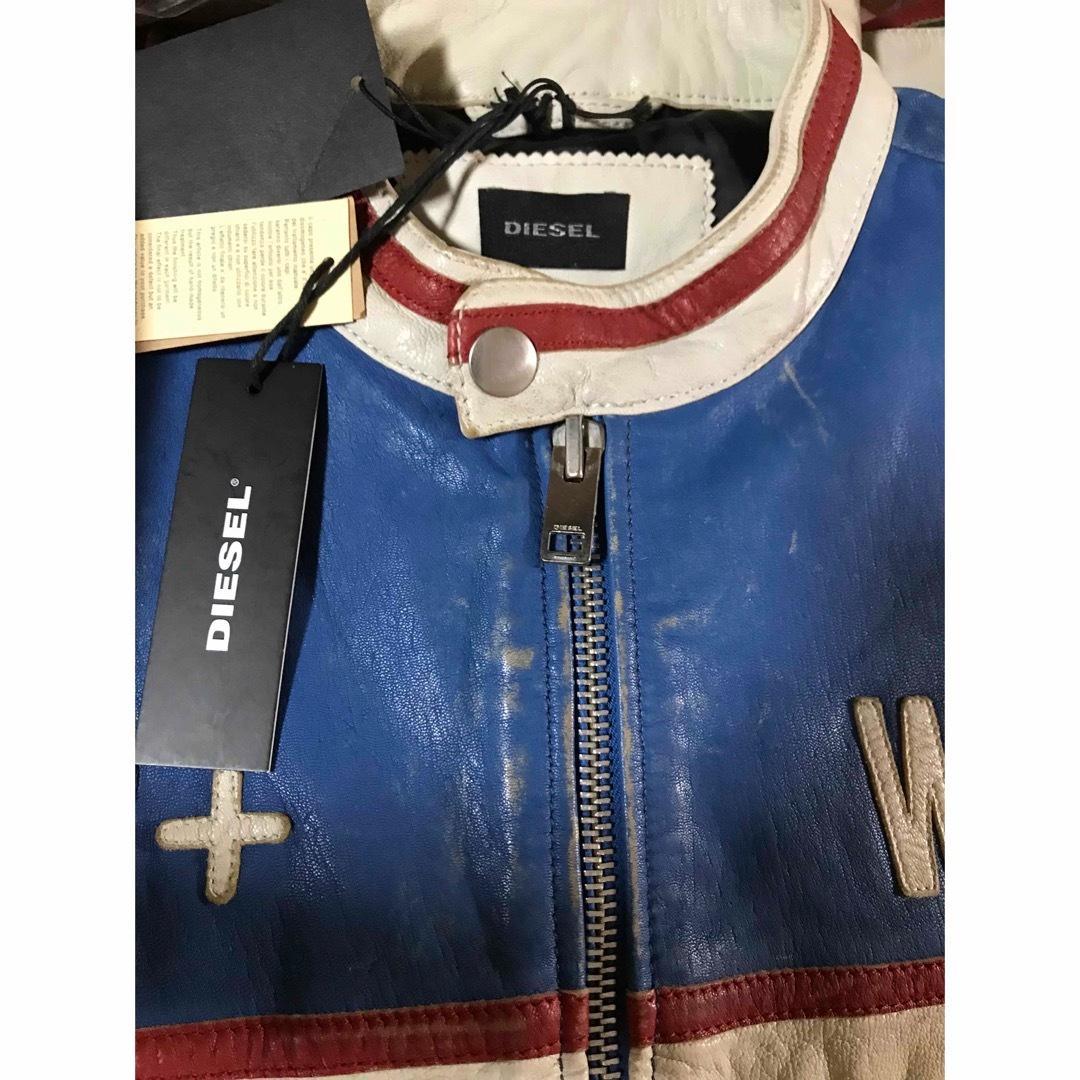 DIESEL レーシングジャケット L L-Racing Jacket ブルー - メルカリ