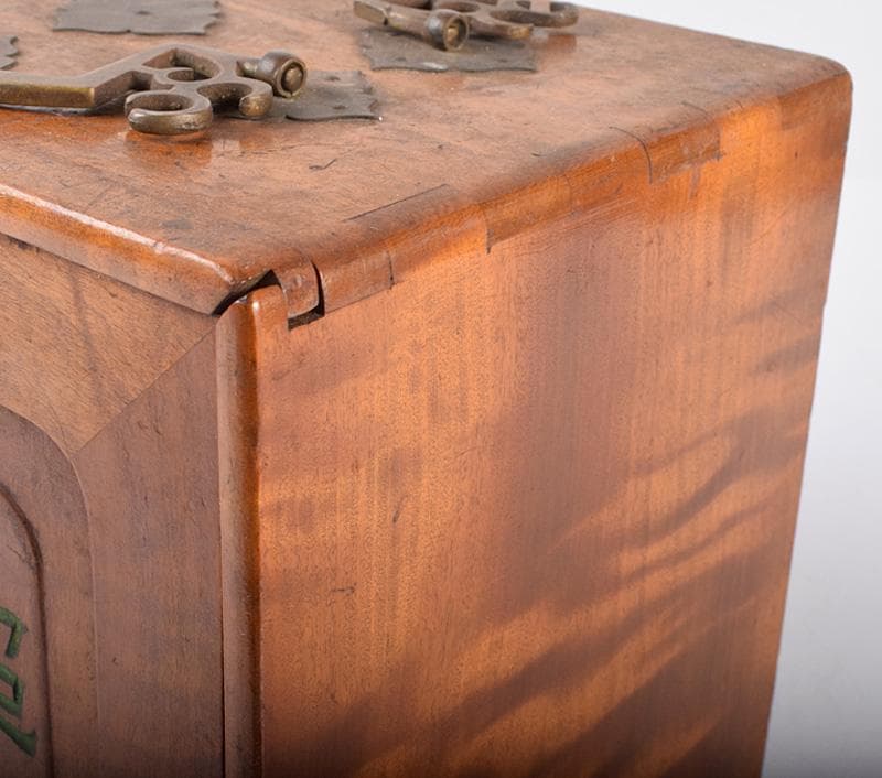 中国 竹嵌 骨牌 背竹牌 麻雀牌 木箱付 D 8693 - メルカリ