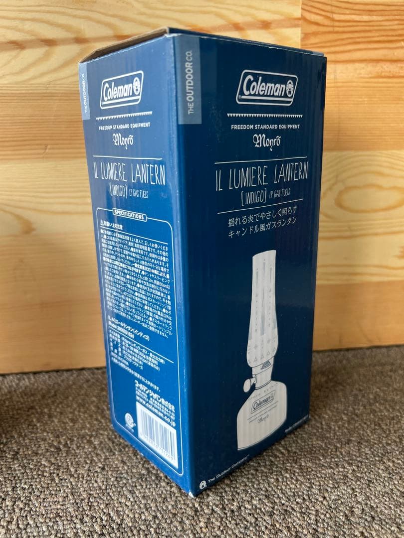 Coleman インディゴ ルミエールランタン モンローver ガス缶セット