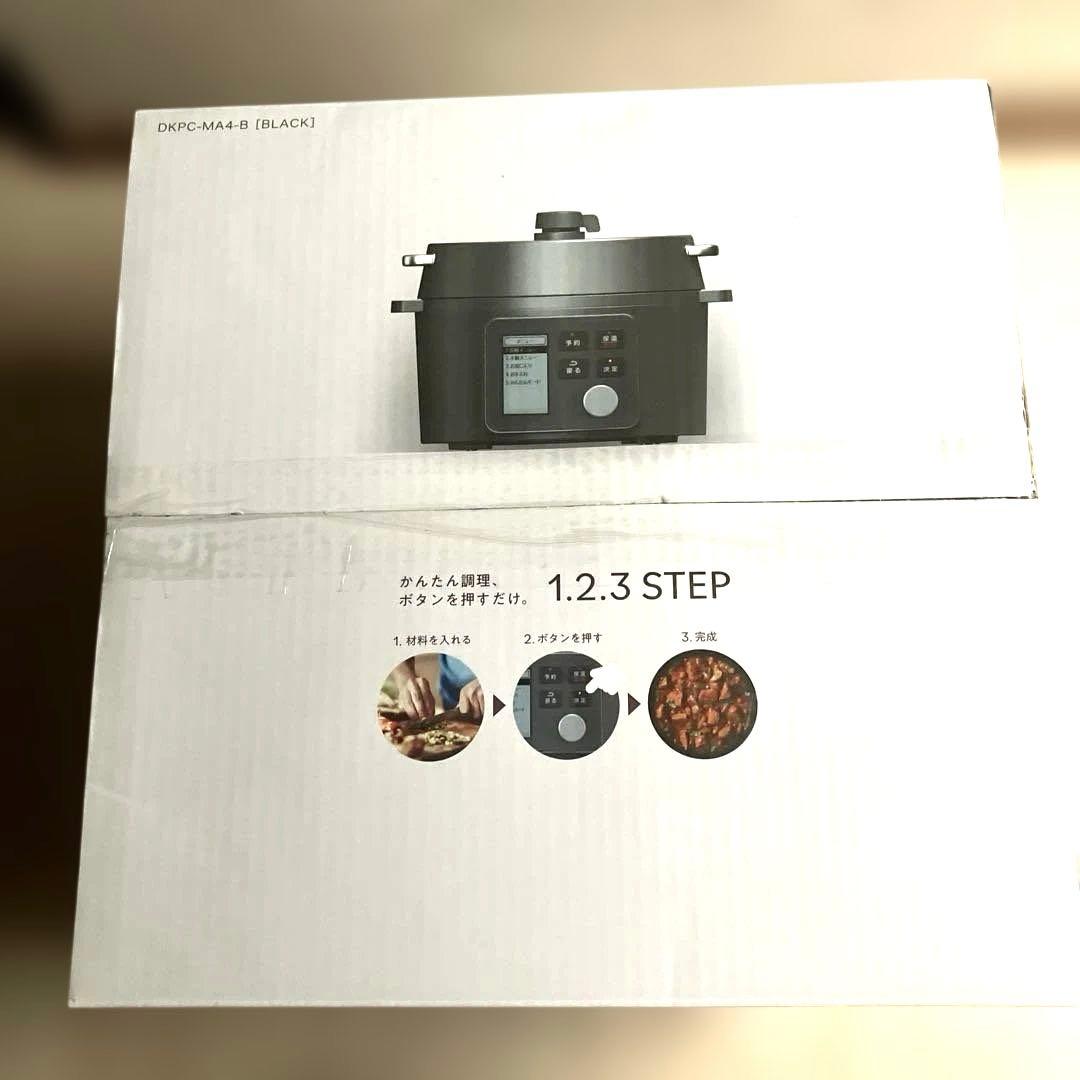 アイリスオーヤマ 電気圧力鍋 DKPC-MA4-B (BLACK) 4.0L