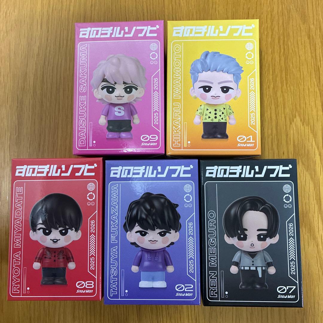 SnowMan ソフビ すのチル - メルカリ