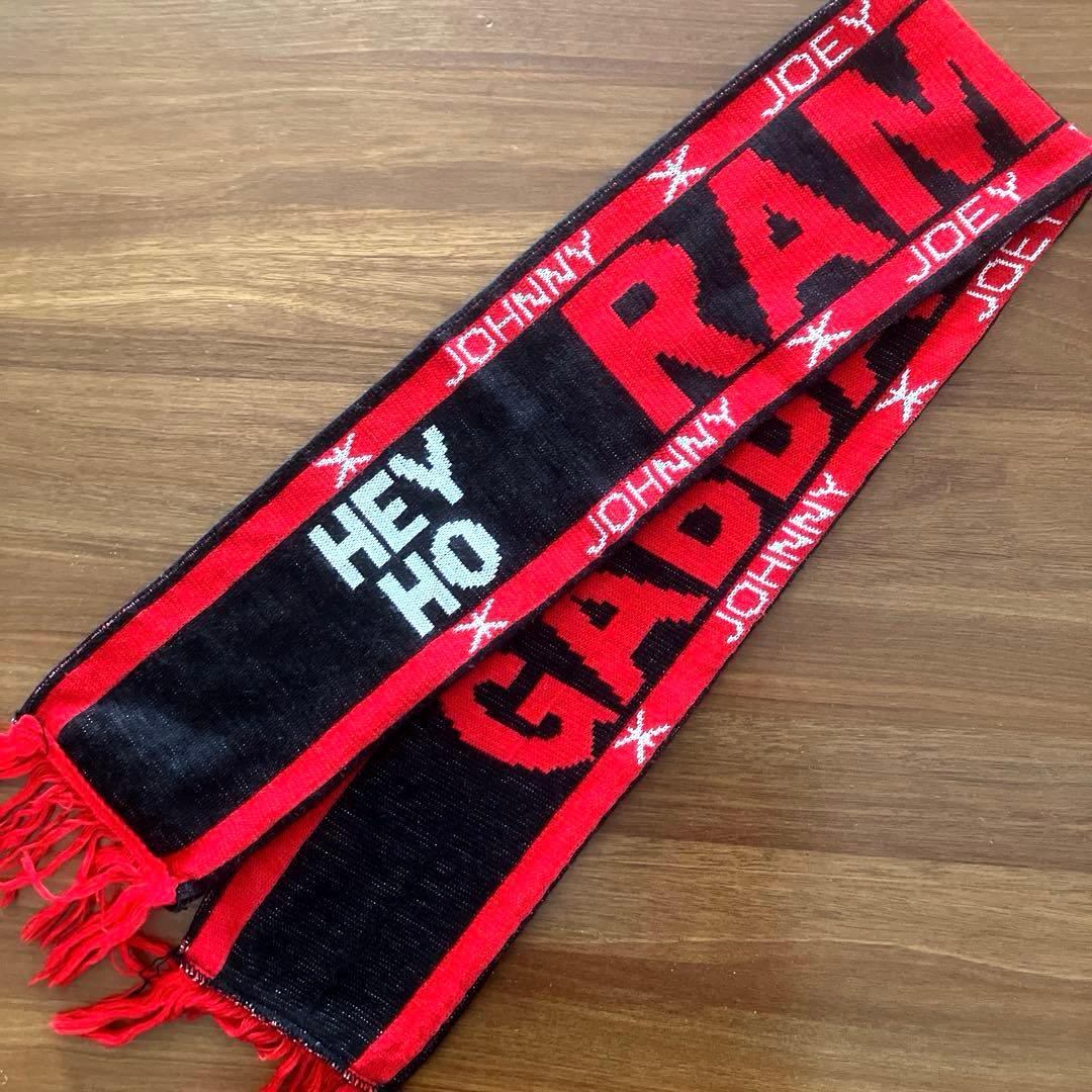 当時物 90's ツアー RAMONES ラモーンズ　マフラー ニット帽 レア