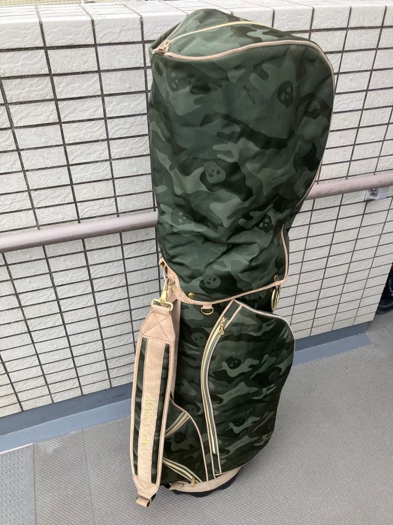 MARK&LONA マーク&ロナ 希少カーキカラー カモフラ キャディバッグ