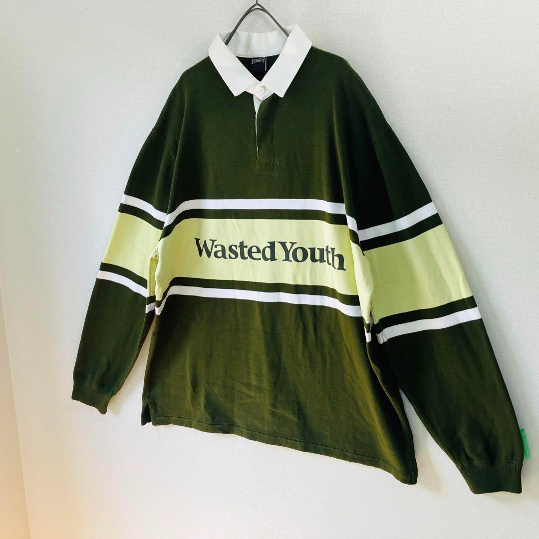 激レアウェイステッド ユース ラガーシャツ サイズXL グリーン 激 【激