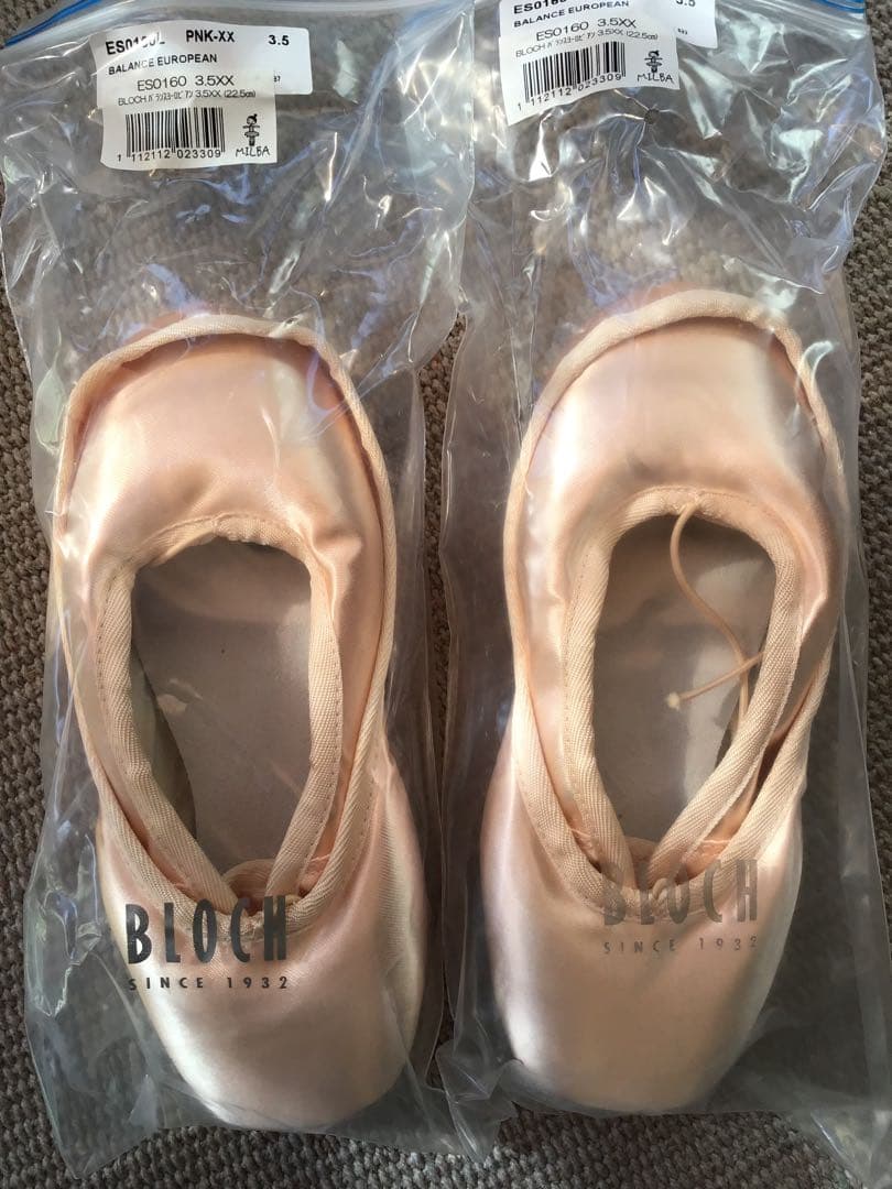 BLOCH バランスヨーロピアン　ピンク 3.5X X 22、5センチ　2足