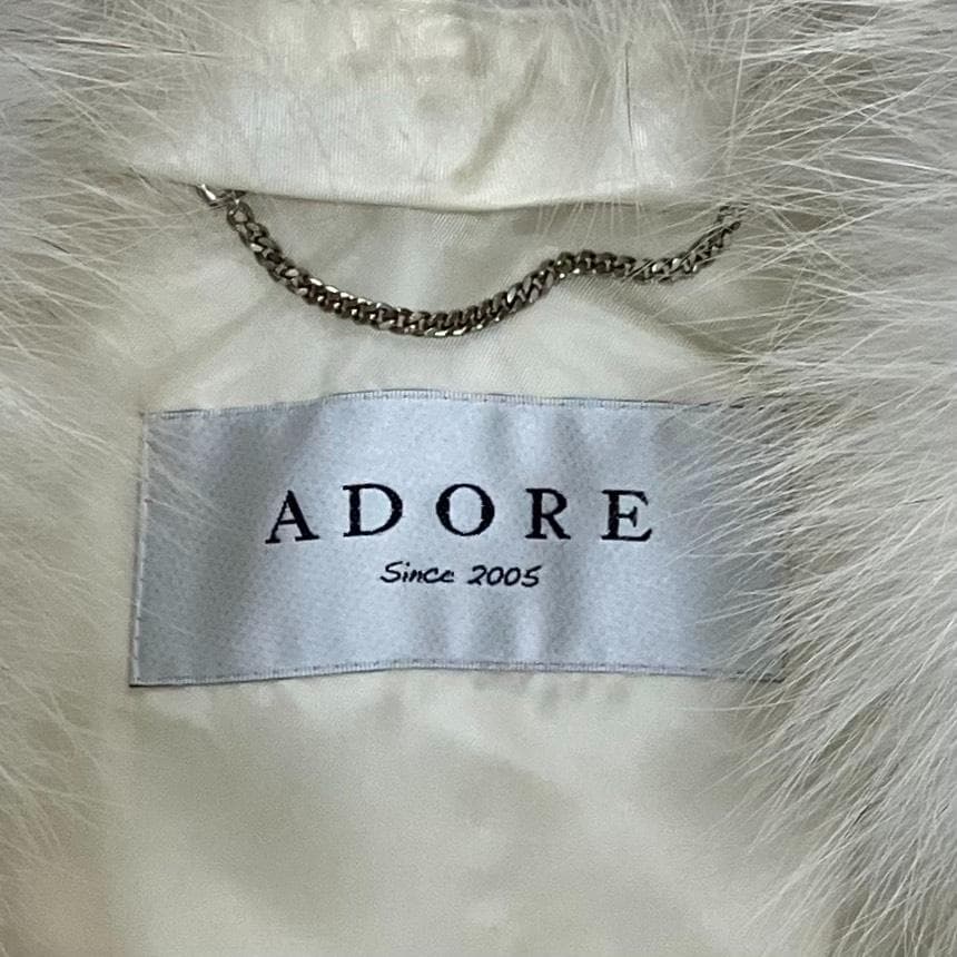 美品✨アドーア 2TONE リバーコート カシミヤ フォックスファー