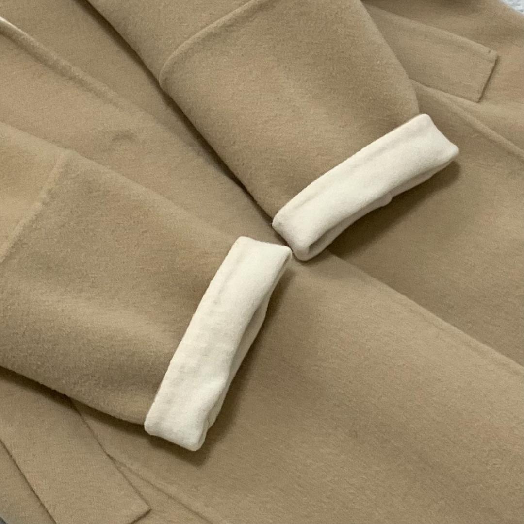 美品✨アドーア 2TONE リバーコート カシミヤ フォックスファー