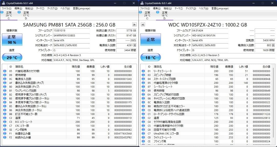 Windowsノート本体 hp M.2+1.0TB Windows11 Pro 25H2 i5-8265U