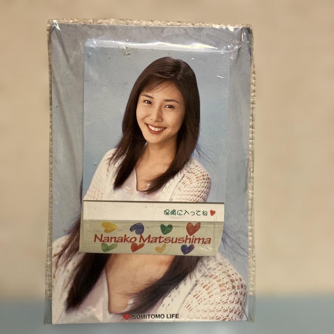 住友生命 松嶋菜々子 保険に入ってねメモ帳 タレントグッズ 未開封