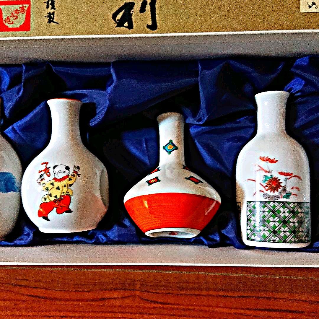 《名品 古伊万里 入手困難》年代物 徳利 六本セット