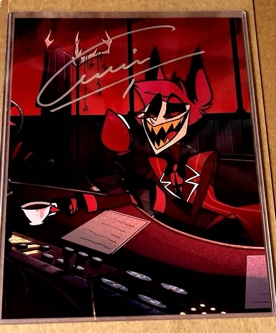 猫*宮様 ハズビンホテル アラスター サイン入り ポスター - メルカリ