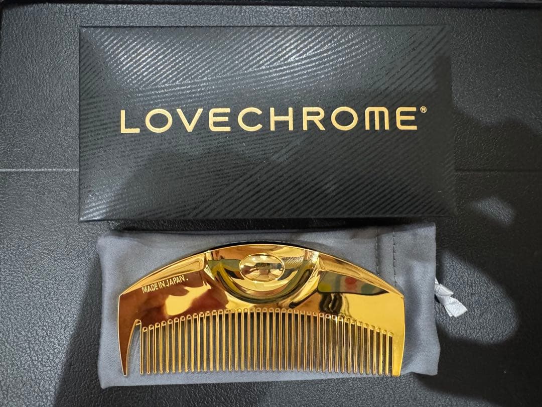 LOVECHROME ラブクロム TSUKI GOLD くし コーム ラブクロム (R)K24GPツキ ゴールド