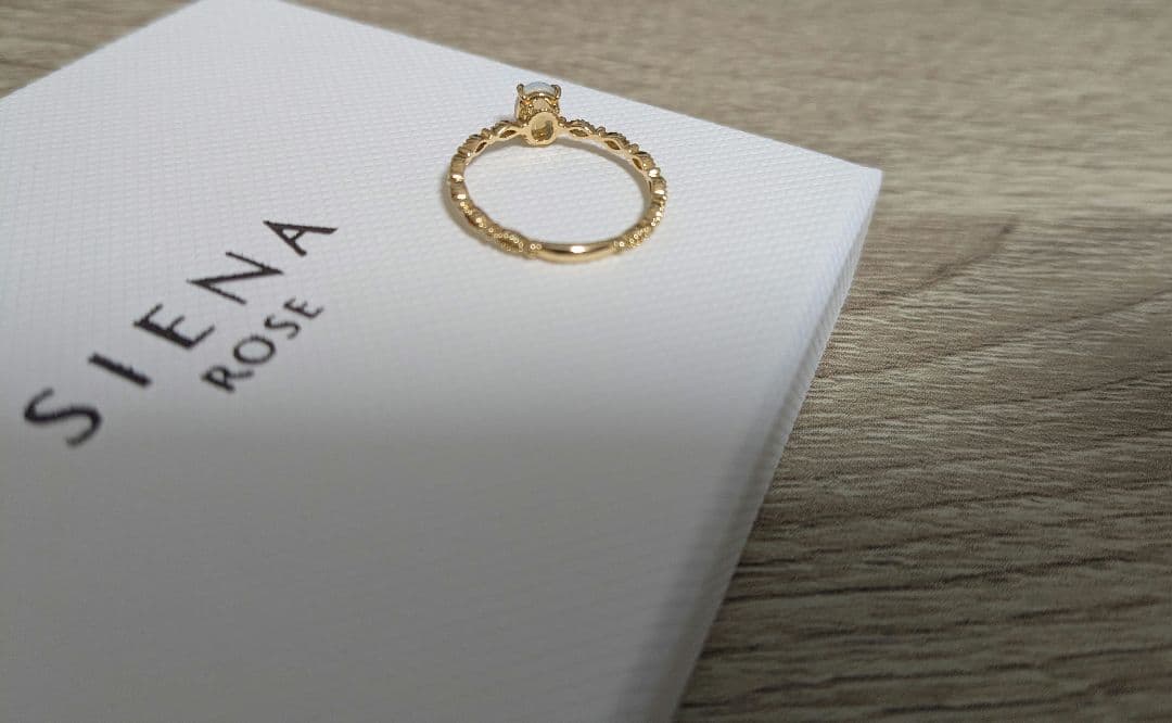 新品未使用］シエナロゼ オパール k18 リング - メルカリ