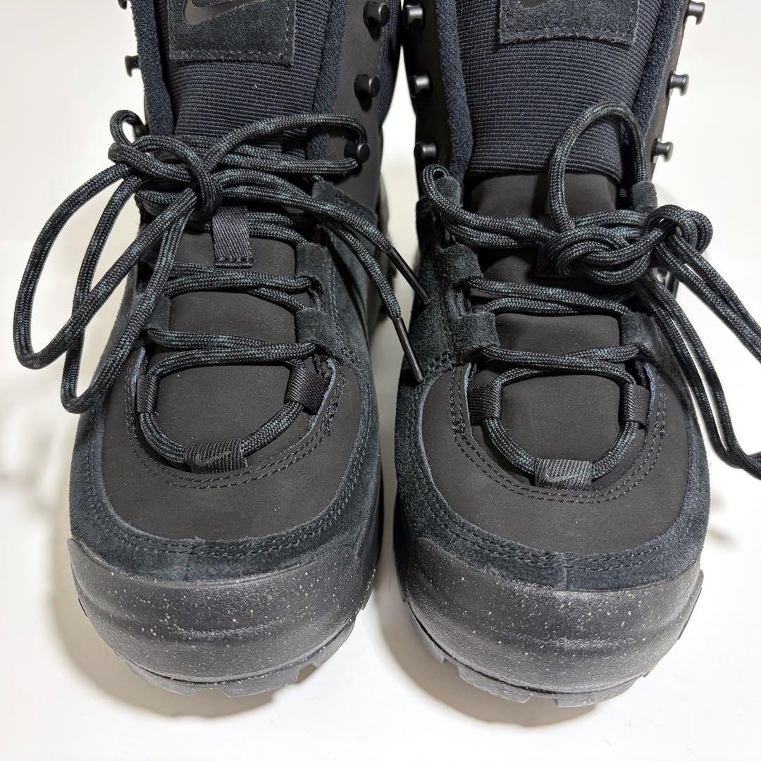 新品未使用☆NIKE 厚底 スニーカー トリプルブラック ブーツ 23.5cm