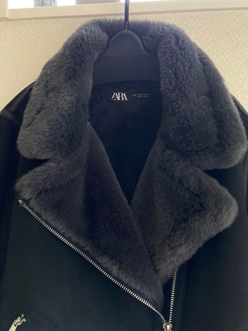 かおりん様専用！ZARA フェイクファーダブルフェイスジャケット moussy