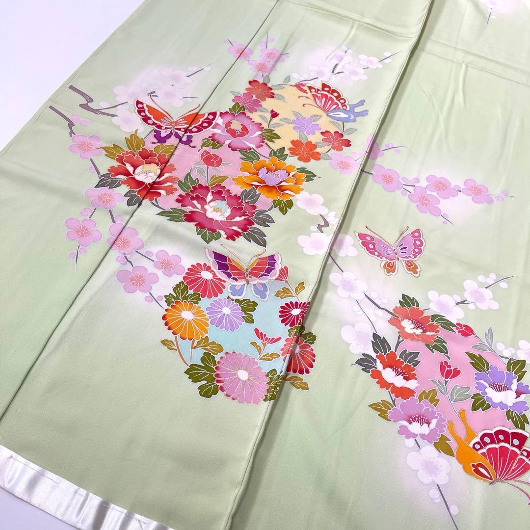 take様専用です❣️ 【着物と帯 時流】O25311◇仮仕立て 着物◇十三