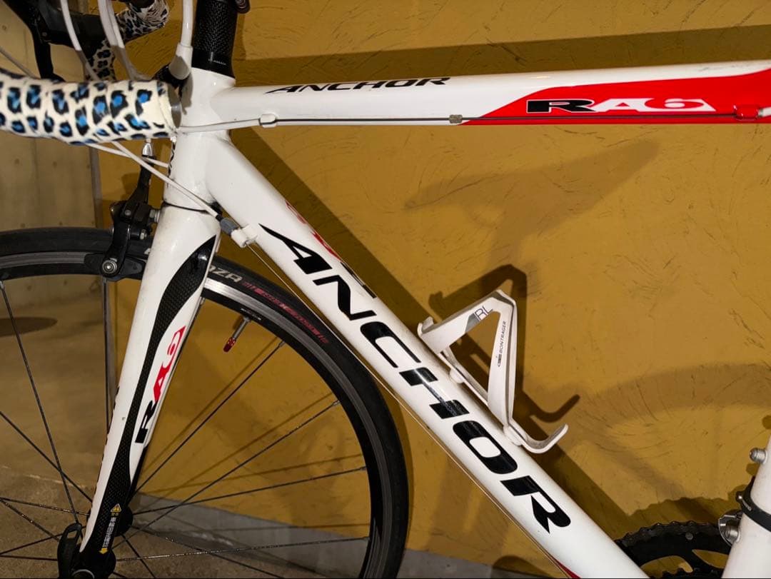 ANCHOR RA9 ロ ドバイク ホワイト レッド SILVER BLACK×SILVER