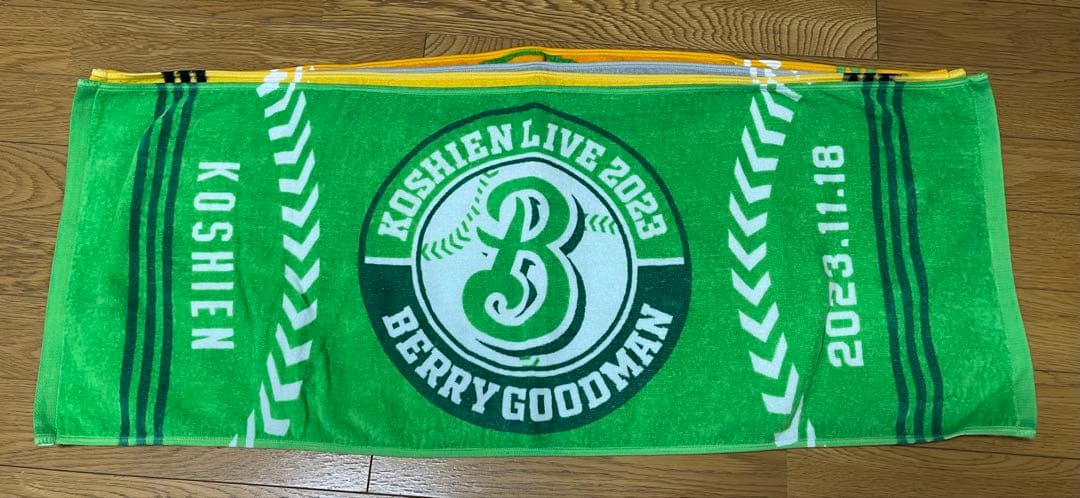 BERRY GOODMAN ベリーグッドマン　ツアーグッズ　タオル甲子園　17枚