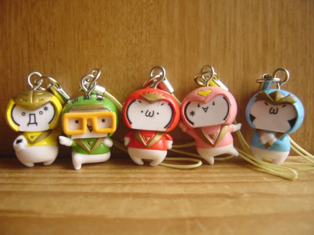 ♯Esi12Ac顔文字くんDX顔文字戦隊オクルンジャーフルコンプ10種