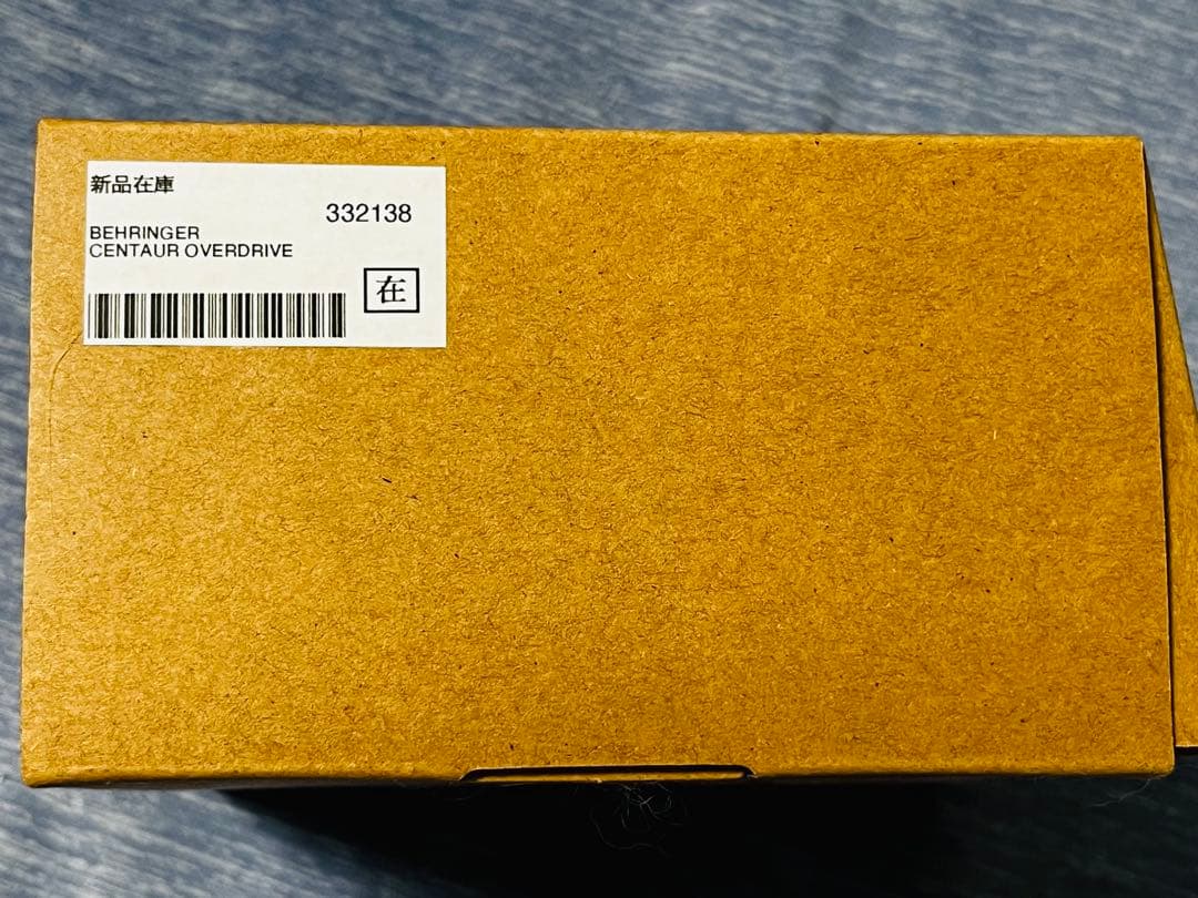 behringer CENTAUR OVERDRIVE 【初期型名称＆デザイン】