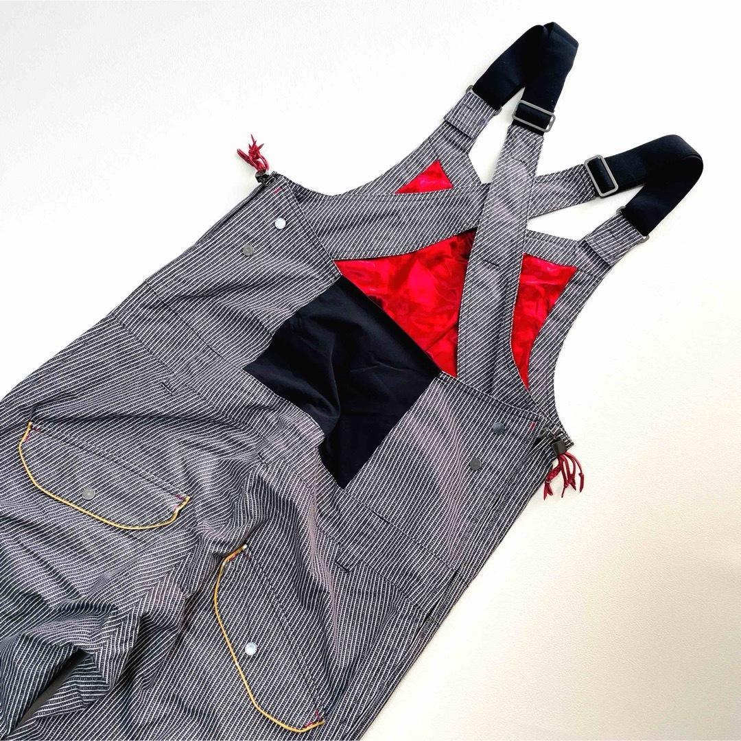 6665 バートン ビブパンツ ストライプ ヒッコリー ポーチ付き - メルカリ