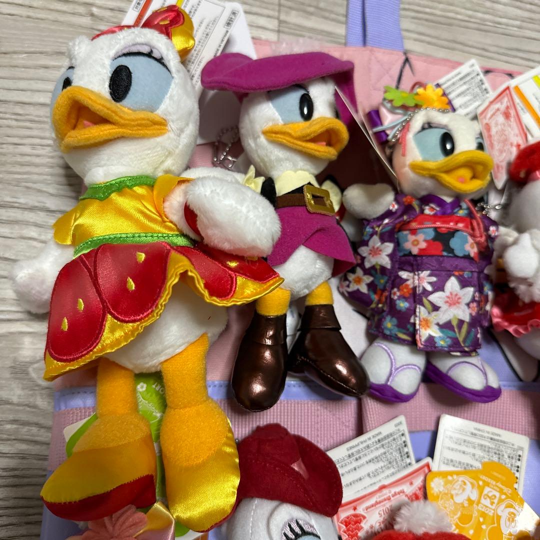 ディズニー　レトロ　デイジー　ぬいば　トートバッグ